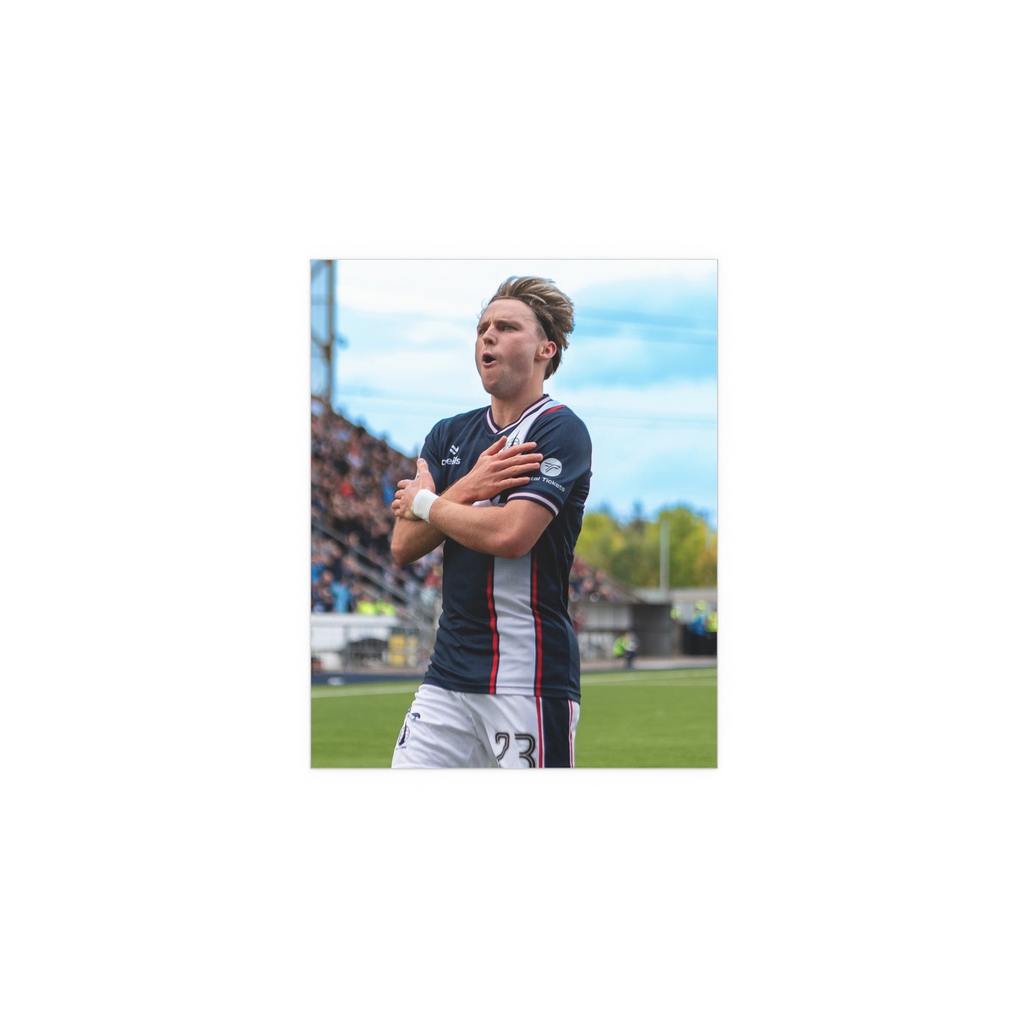 Ethan Ross, goal celebration