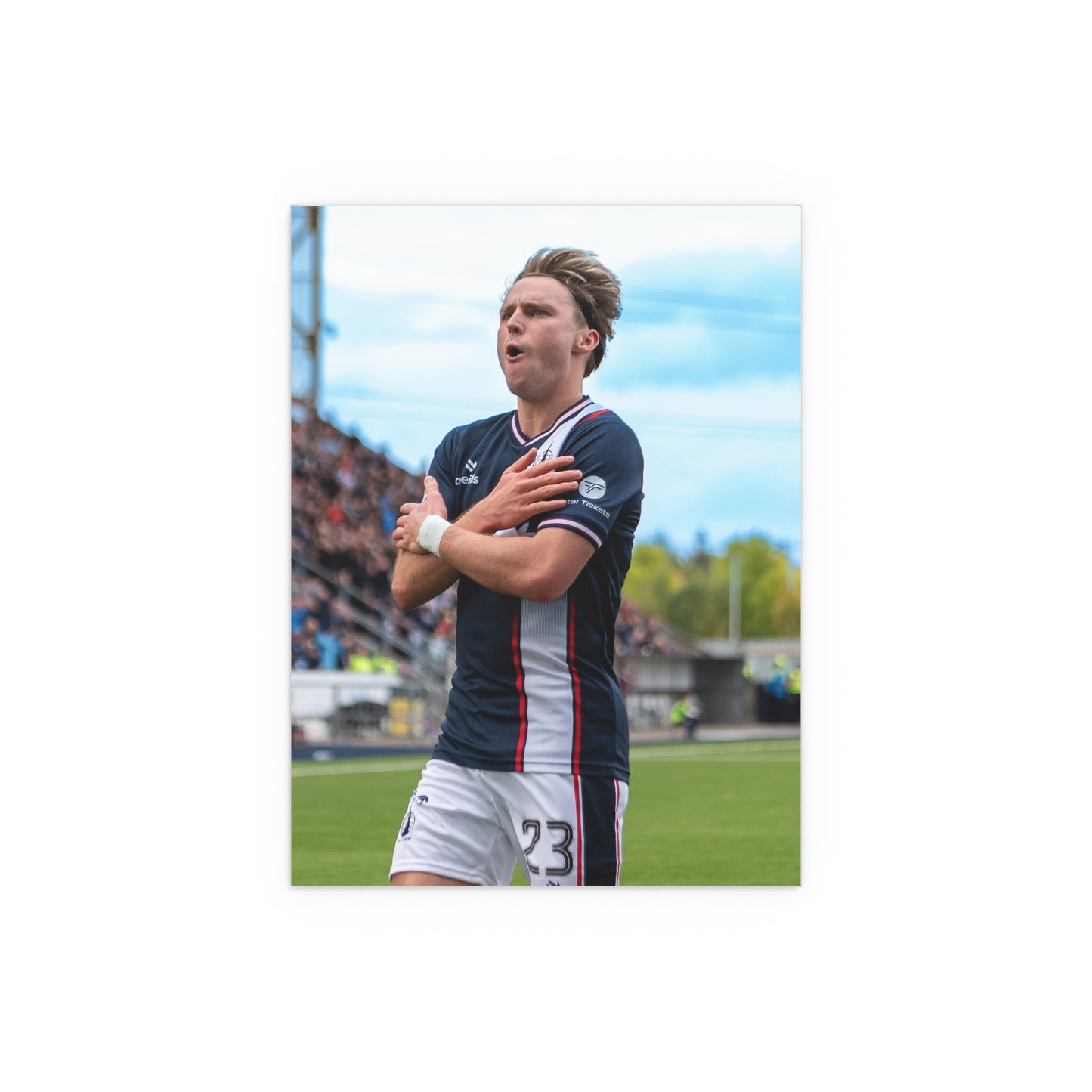 Ethan Ross, goal celebration