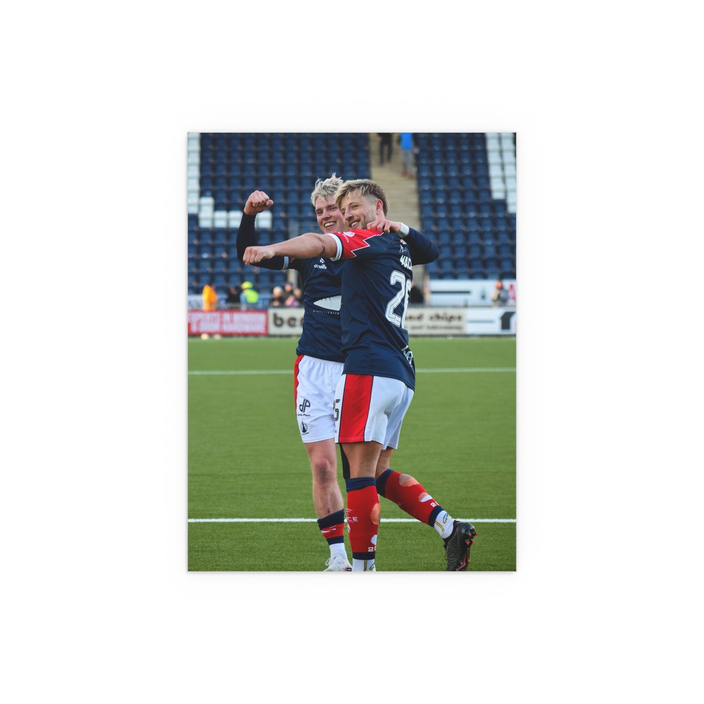 Ethan Ross and Sean Mackie, goal celebration