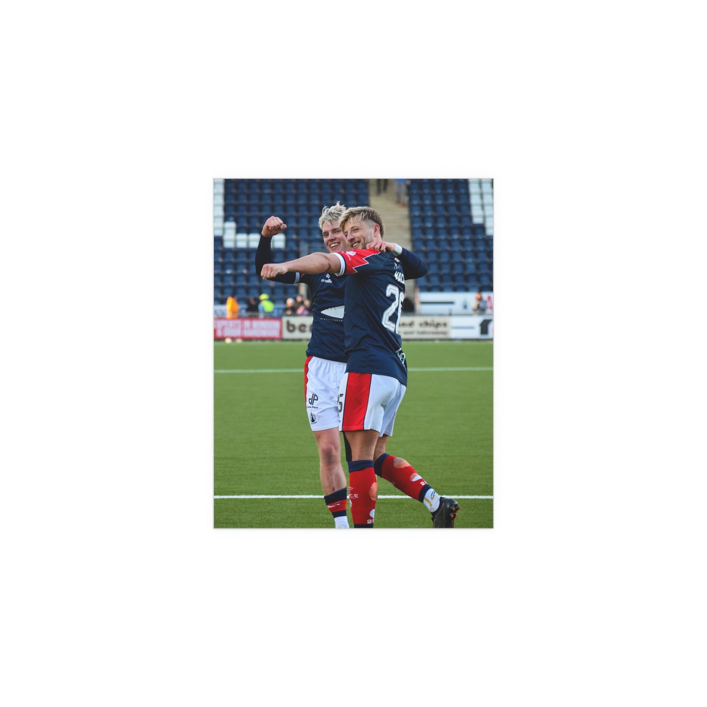 Ethan Ross and Sean Mackie, goal celebration