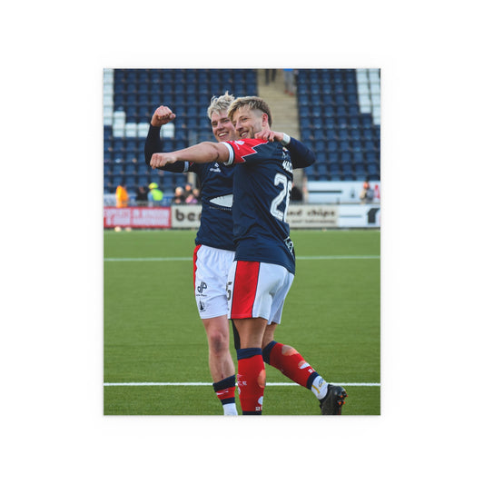 Ethan Ross and Sean Mackie, goal celebration